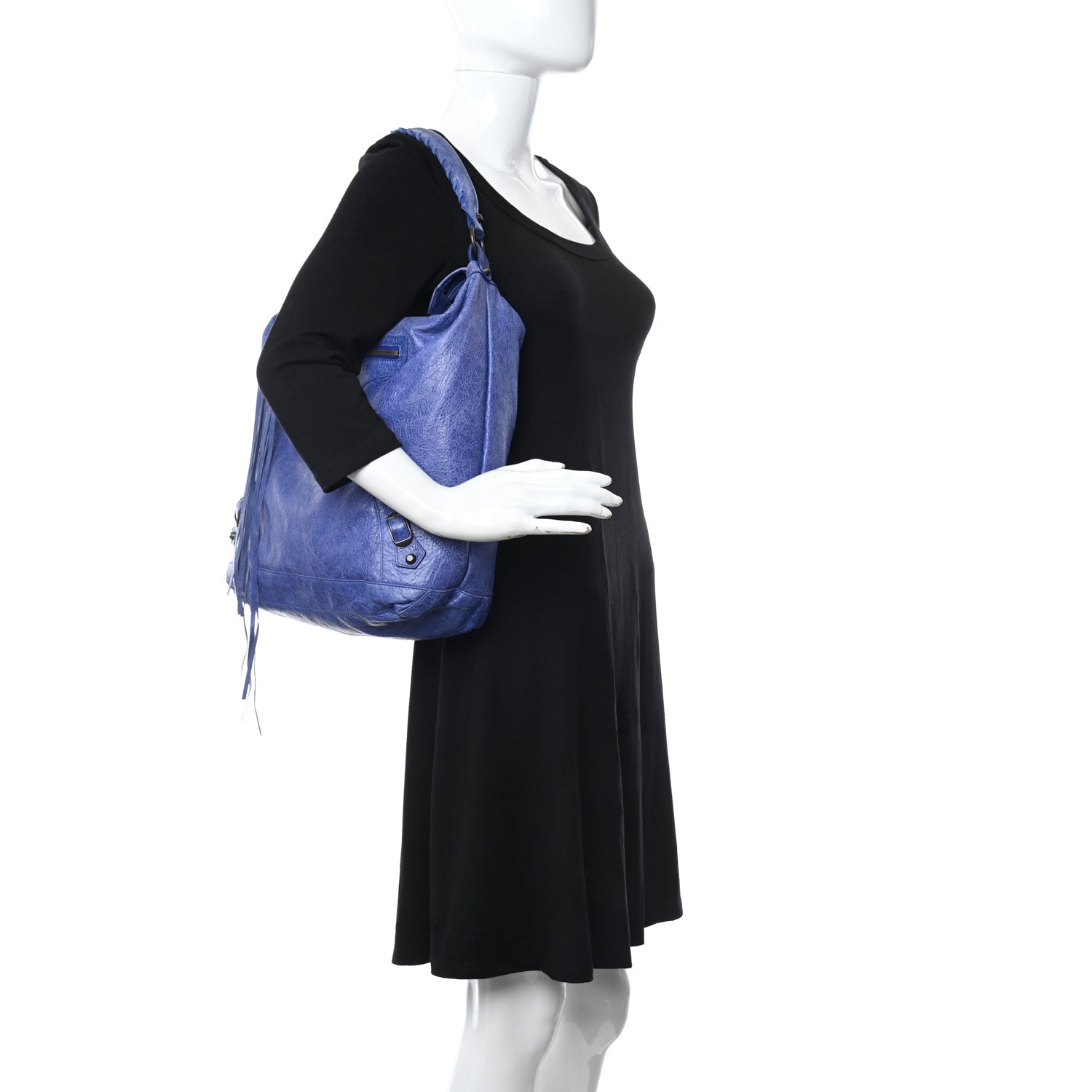 Balenciaga Agneau Classic Hardware Day Hobo Outremer 2 of 12