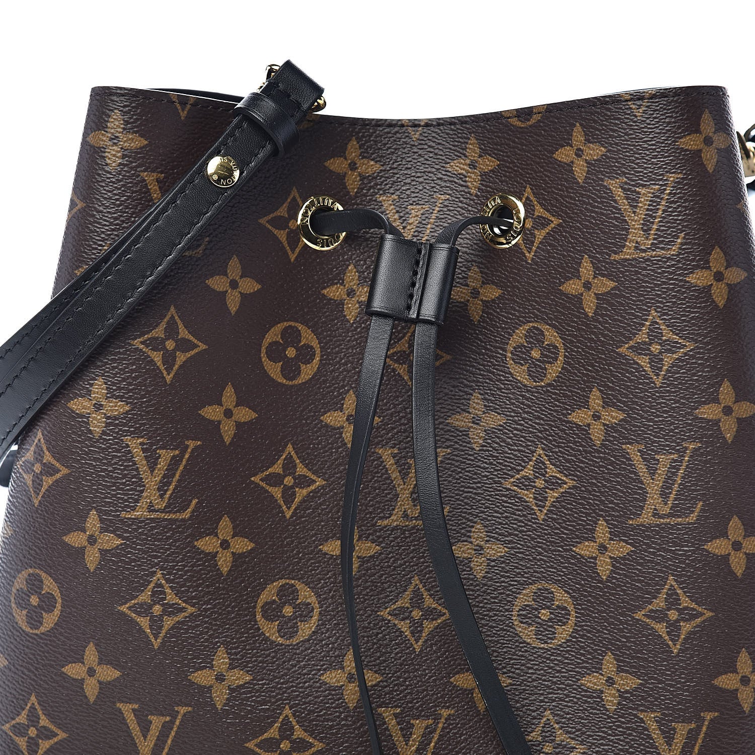 Louis Vuitton Monogram Neonoe MM Black 10 of 10