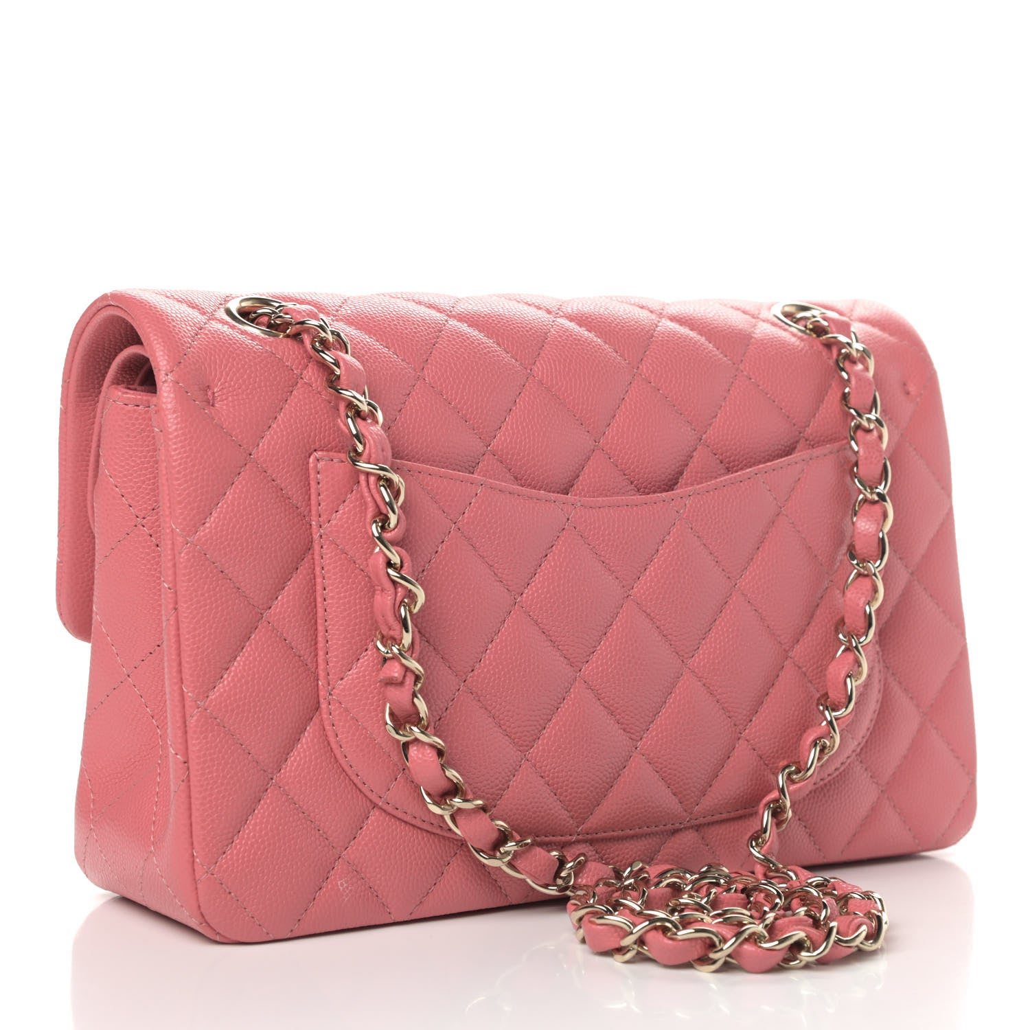 Chanel Caviar Quilted Small Double Flap Pink 2 of 4