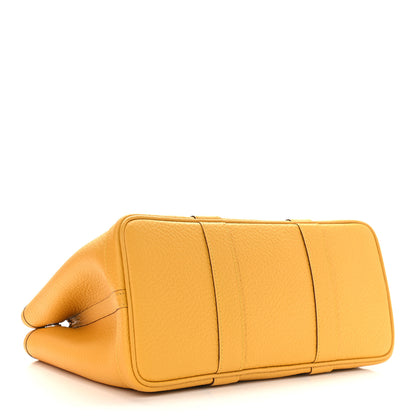 Hermes Vache Country Garden Party 30 TPM Jaune Ambre 4 of 9