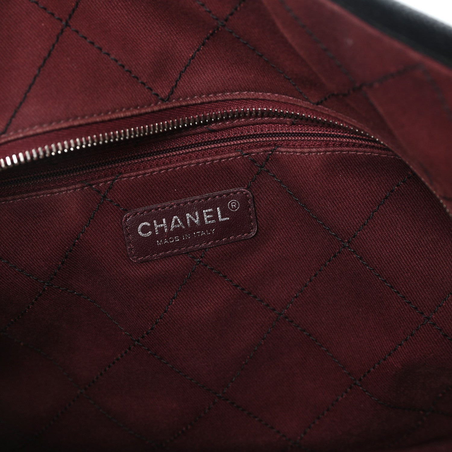 Chanel Grained Calfskin Quilted Small Daily Shopping Tote Black 5 of 11