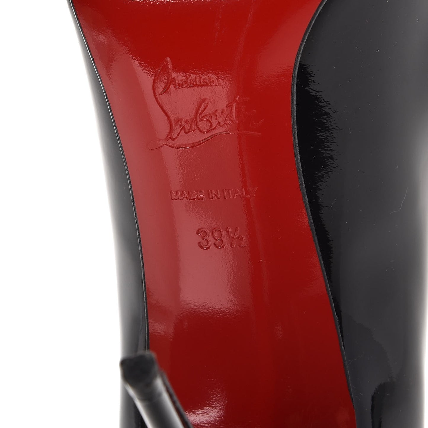 Patent Corafront 100 Pumps 39.5 Black Red