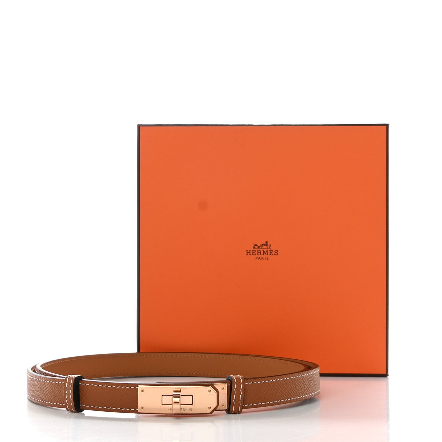 Epsom Kelly Belt Gold