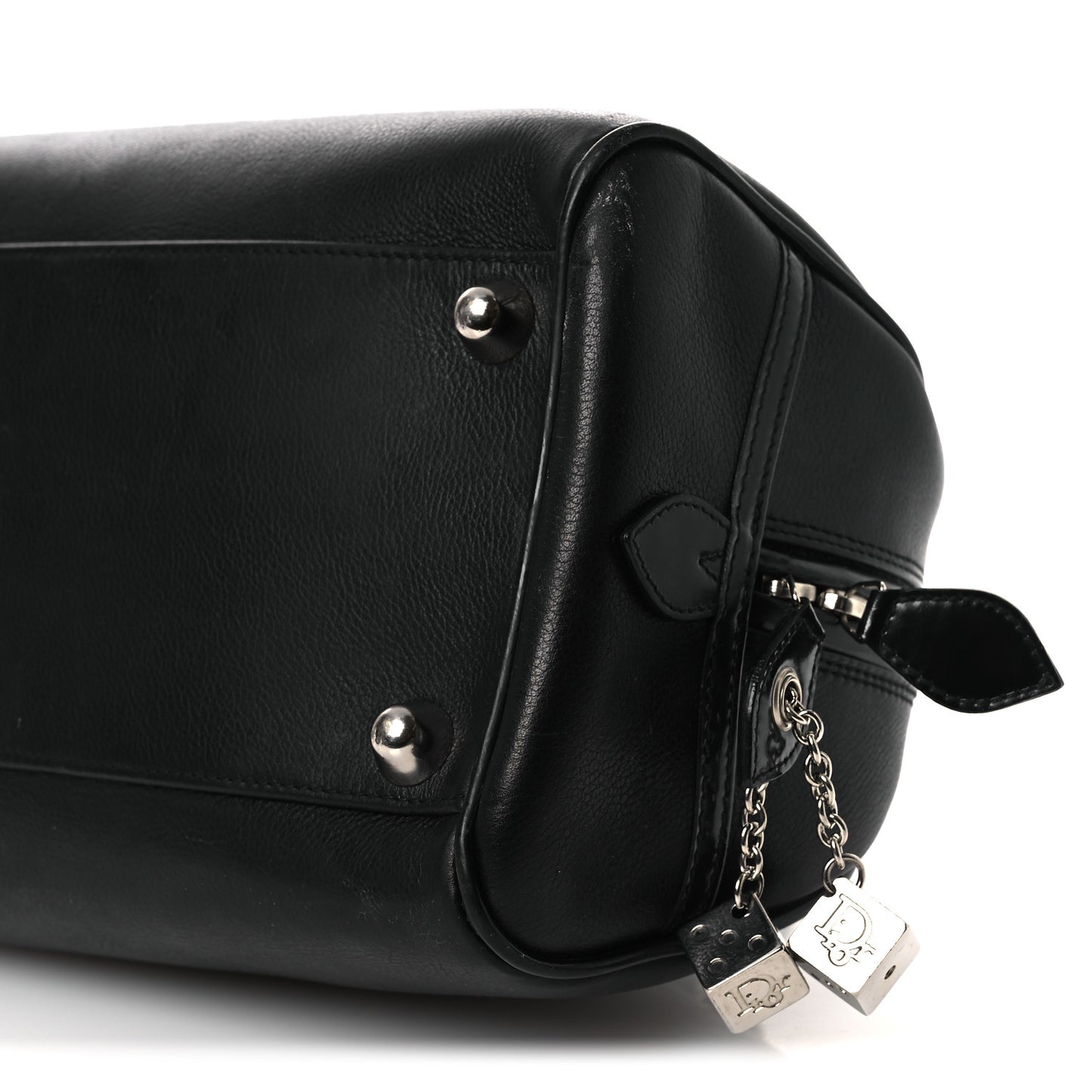 Calfskin Gambler Dice Bowler Black