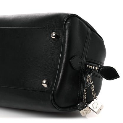 Christian Dior Calfskin Gambler Dice Bowler Black 9 of 11