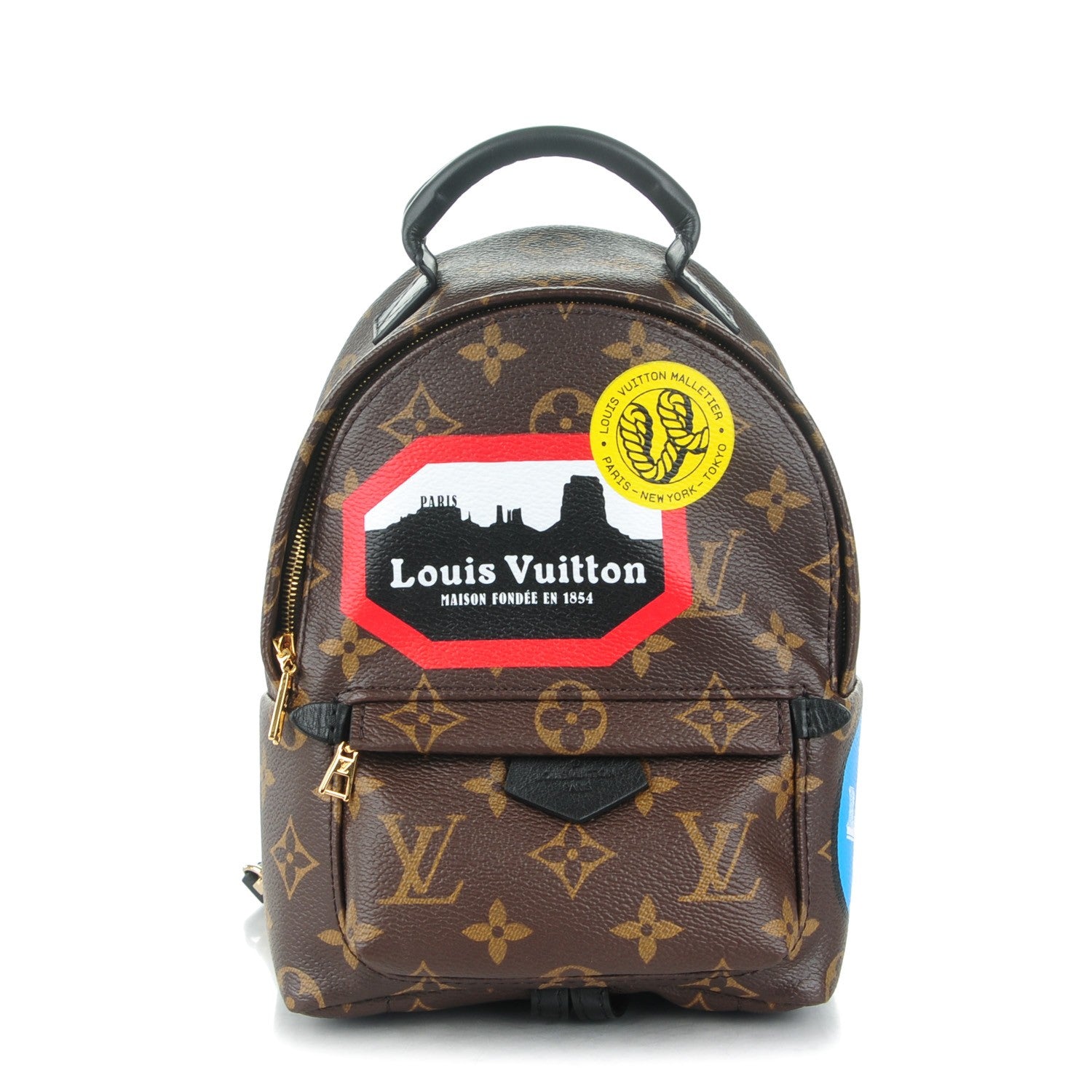 Louis Vuitton Monogram World Tour Palm Springs Backpack Mini 1 of 7