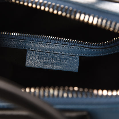 Givenchy Sugar Goatskin Small Tri-Color Antigona Blue Grey Black 5 of 8