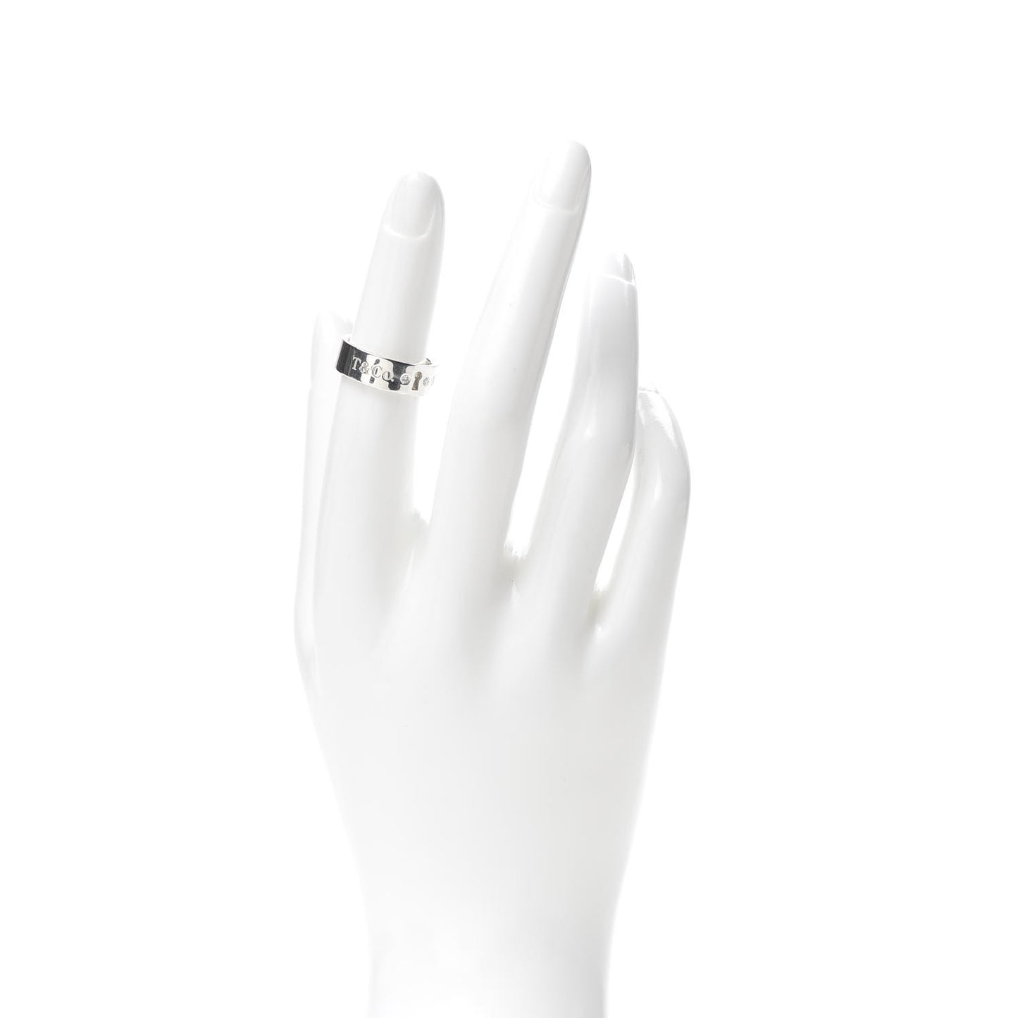 Sterling Silver Diamond Locks Ring 49 5
