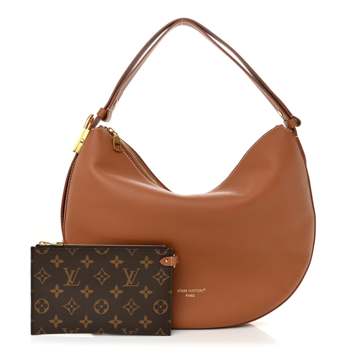 Louis Vuitton Calfskin Low Key Cookie MM Cognac 3 of 10