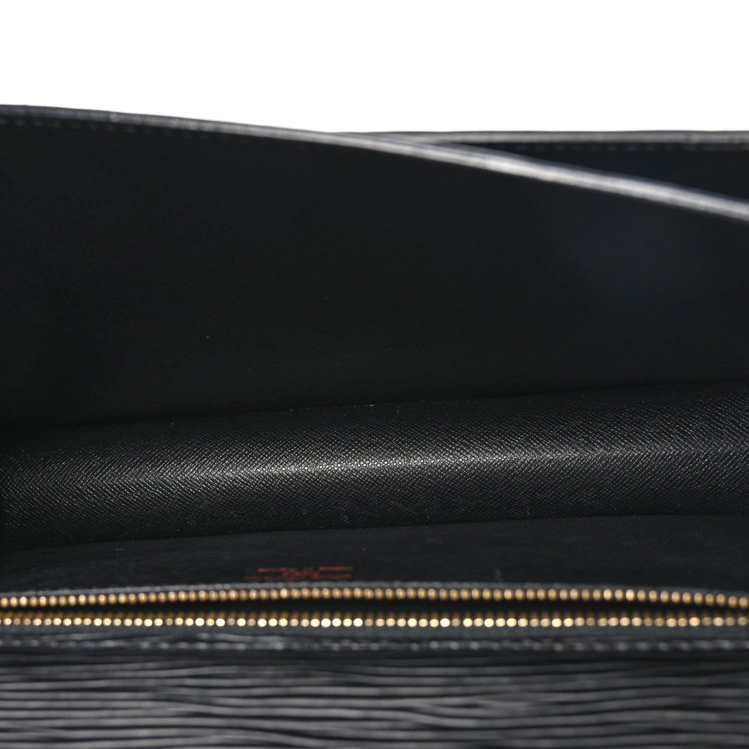 Louis Vuitton Epi Pochette Sellier Dragonne Clutch Black 6 of 10