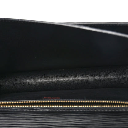 Louis Vuitton Epi Pochette Sellier Dragonne Clutch Black 6 of 10