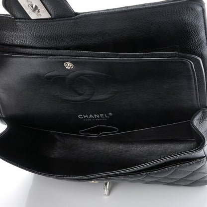 Chanel Caviar Quilted Medium Double Flap Black 6 of 9