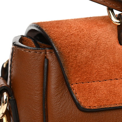 Chloe Suede Calfskin Mini Faye Backpack Tan 15 of 15