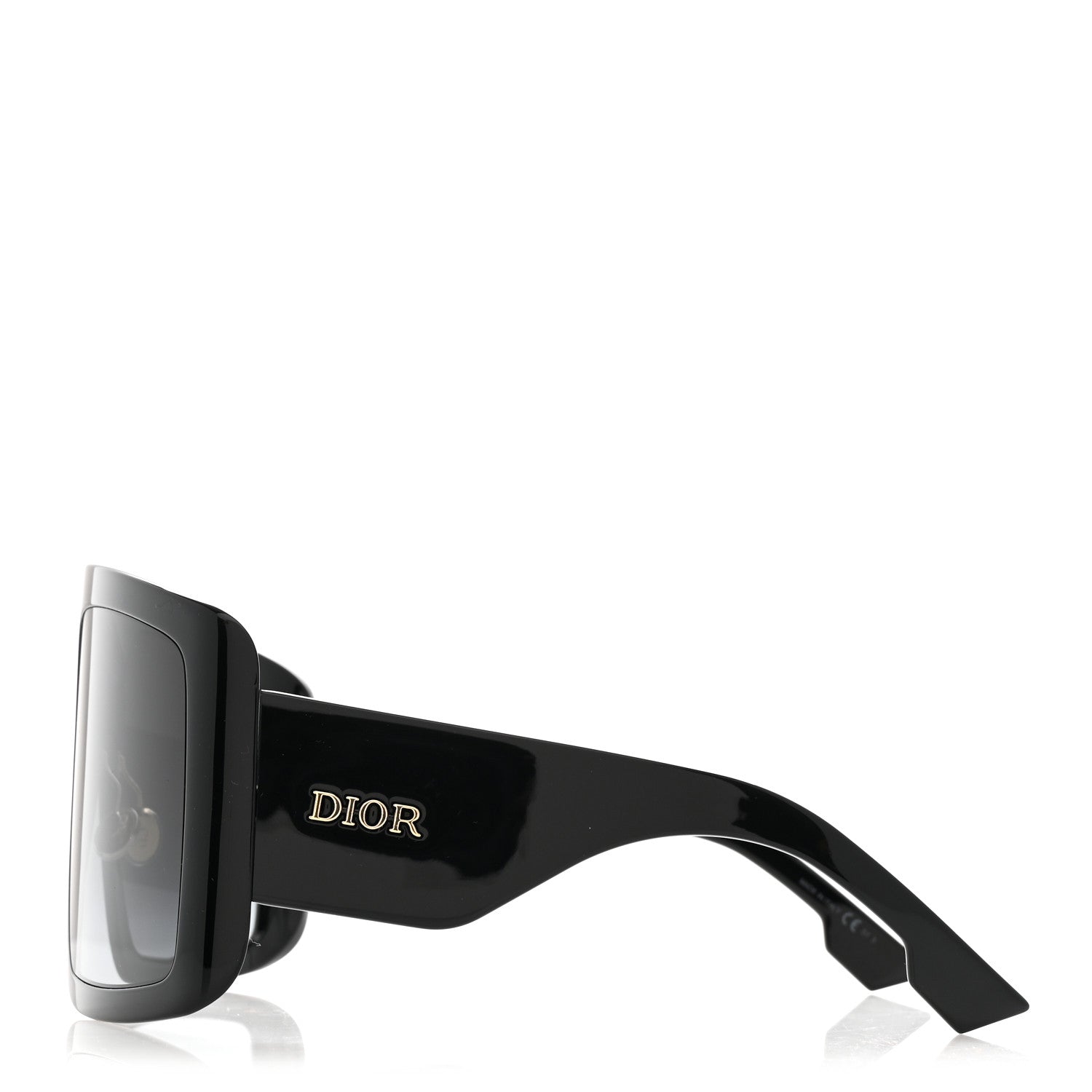 Christian Dior Acetate DiorSo Light 1 Shield Sunglasses Black 3 of 7