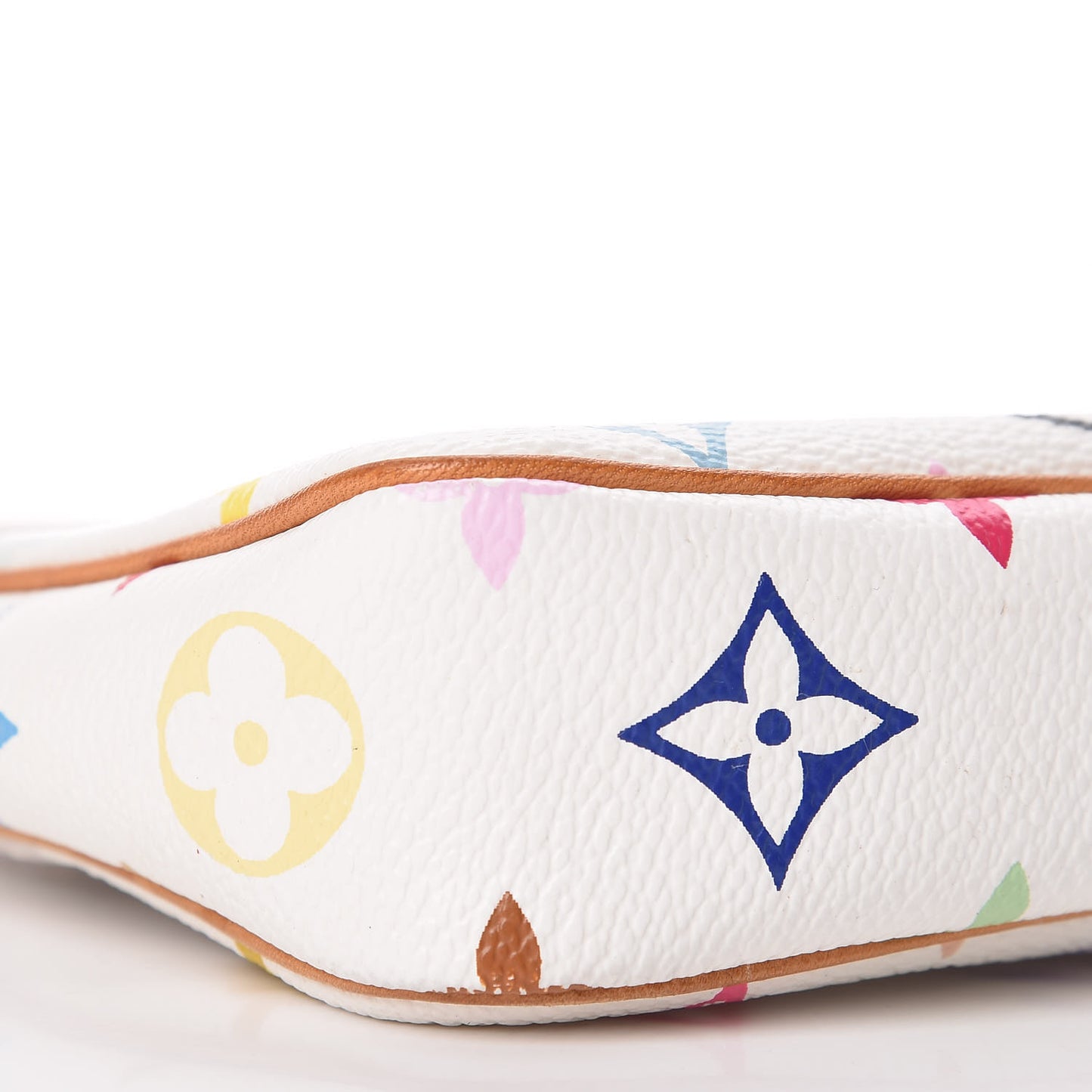 Monogram Multicolor Pochette Accessories White