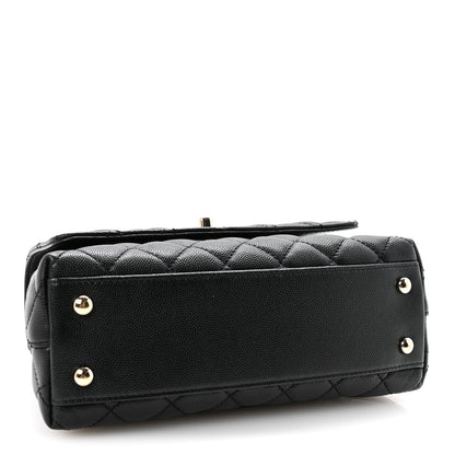 Chanel Caviar Quilted Mini Coco Handle Flap Black 4 of 11
