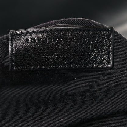Saint Laurent Calfskin Y Quilted Monogram Small Loulou Backpack Black 7 of 16