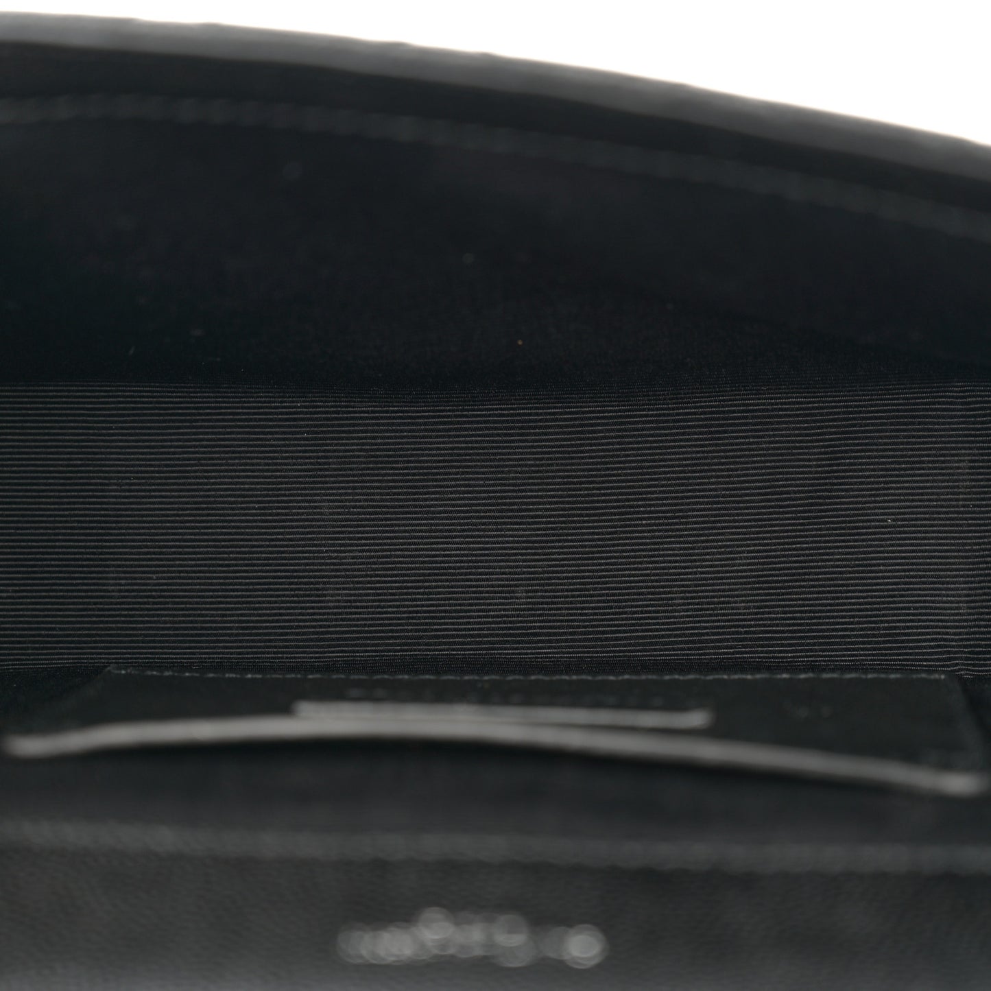 Grain De Poudre Textured Mixed Matelasse Triquilt Small Monogram Satchel Black