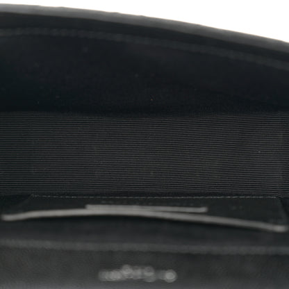 Saint Laurent Grain De Poudre Textured Mixed Matelasse Triquilt Small Monogram Satchel Black 5 of 13