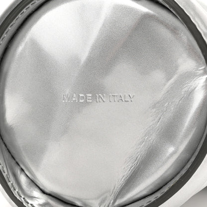 Alexander McQueen Metallic Calfskin The Curve Mini Shoulder Bag Silver 8 of 11