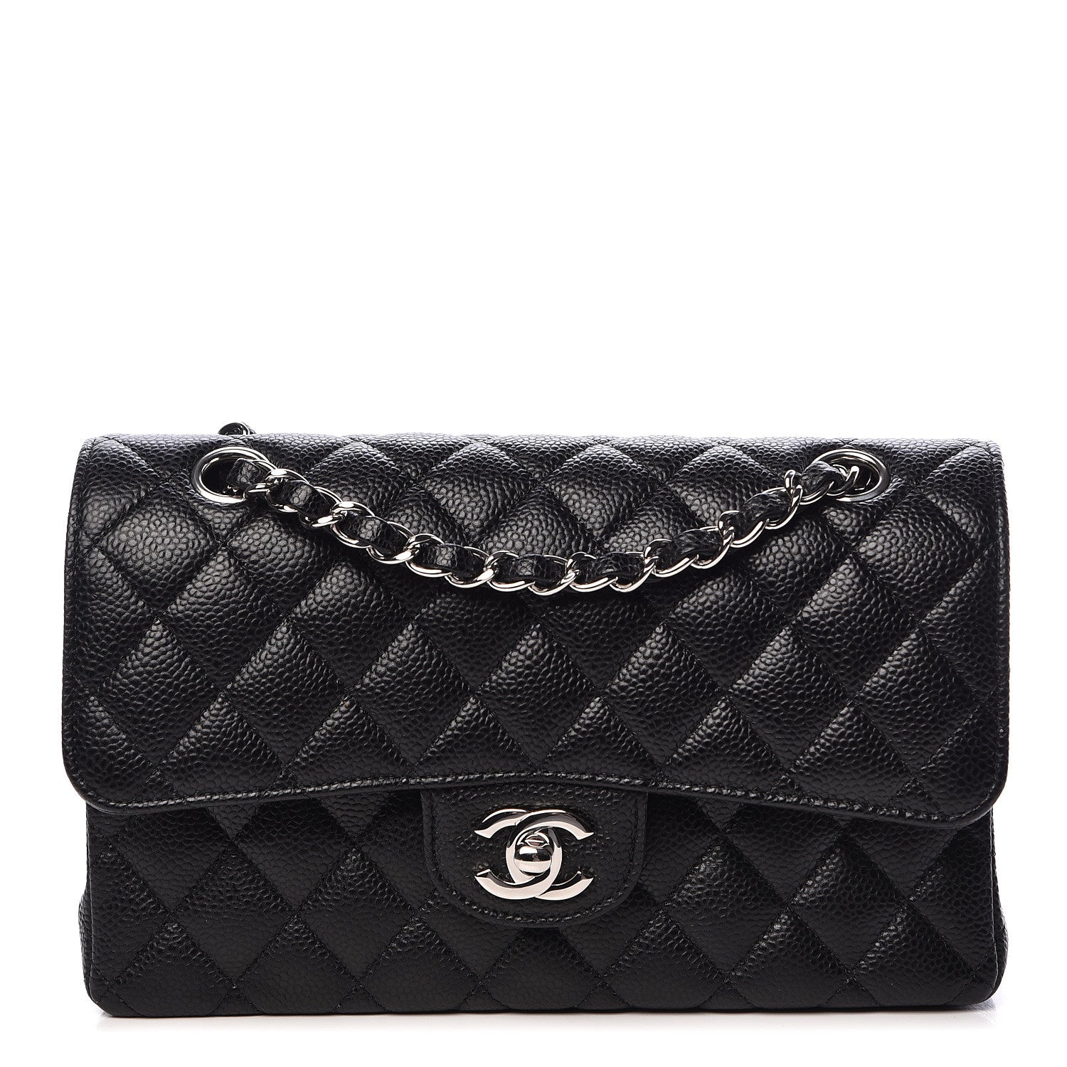 Chanel Caviar Quilted Small Double Flap Black 1 of 13