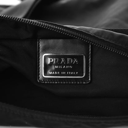 Prada Tessuto Nylon Flat Messenger Bag Black 6 of 7