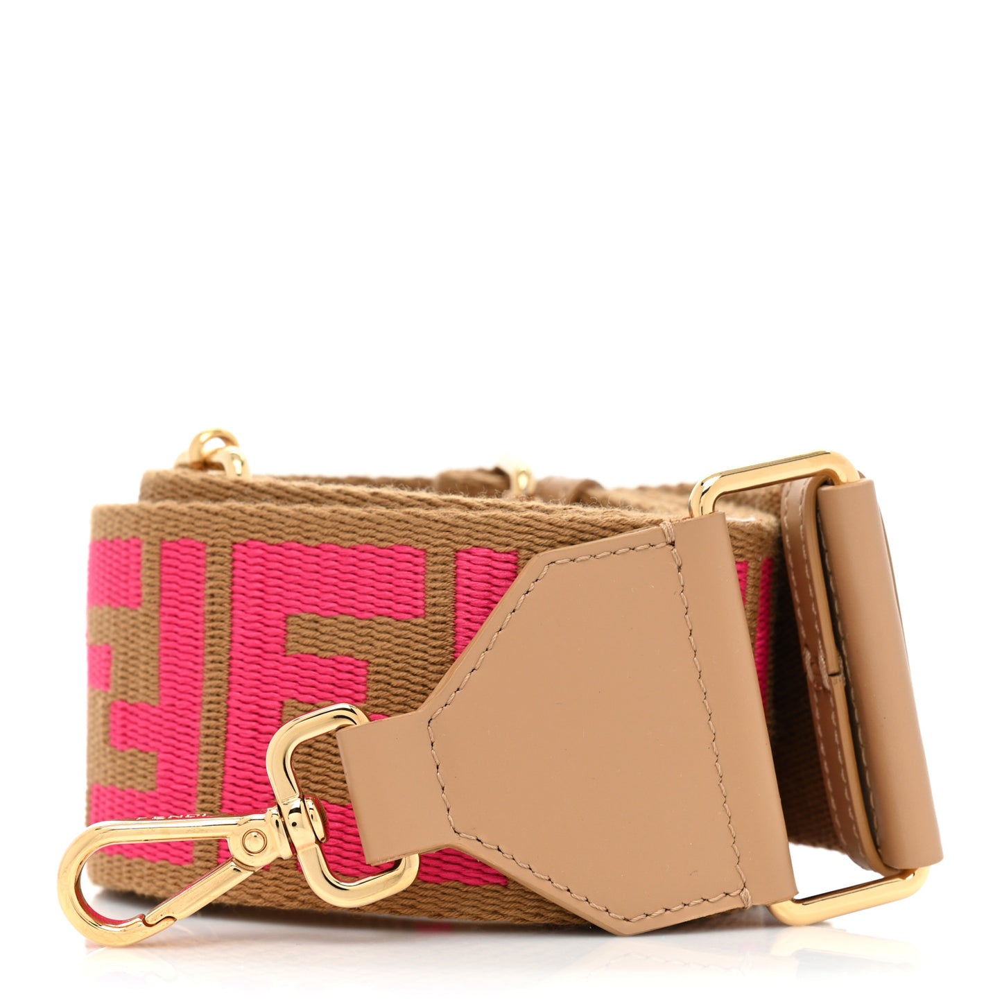 Ribbon Vitello King FF 1974 Adjustable Strap You Marrone Pink
