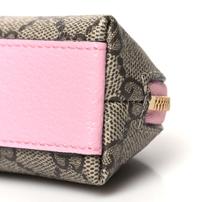 Gucci X DISNEY GG Supreme Monogram Daisy Duck Pencil Case Pink 10 of 10