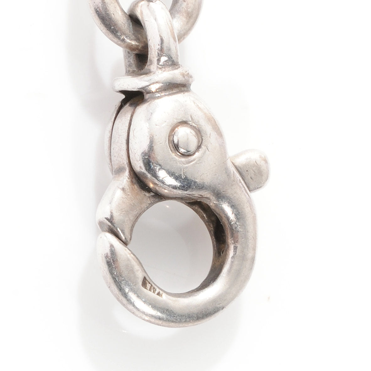 Sterling Silver 18K Yellow Gold Heart Padlock Links Bracelet