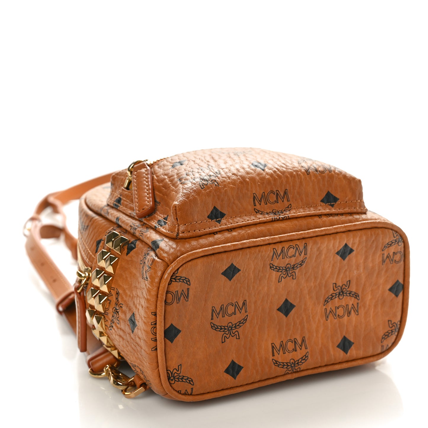Visetos Side Stud X-Mini Stark Bebe Boo Backpack Cognac