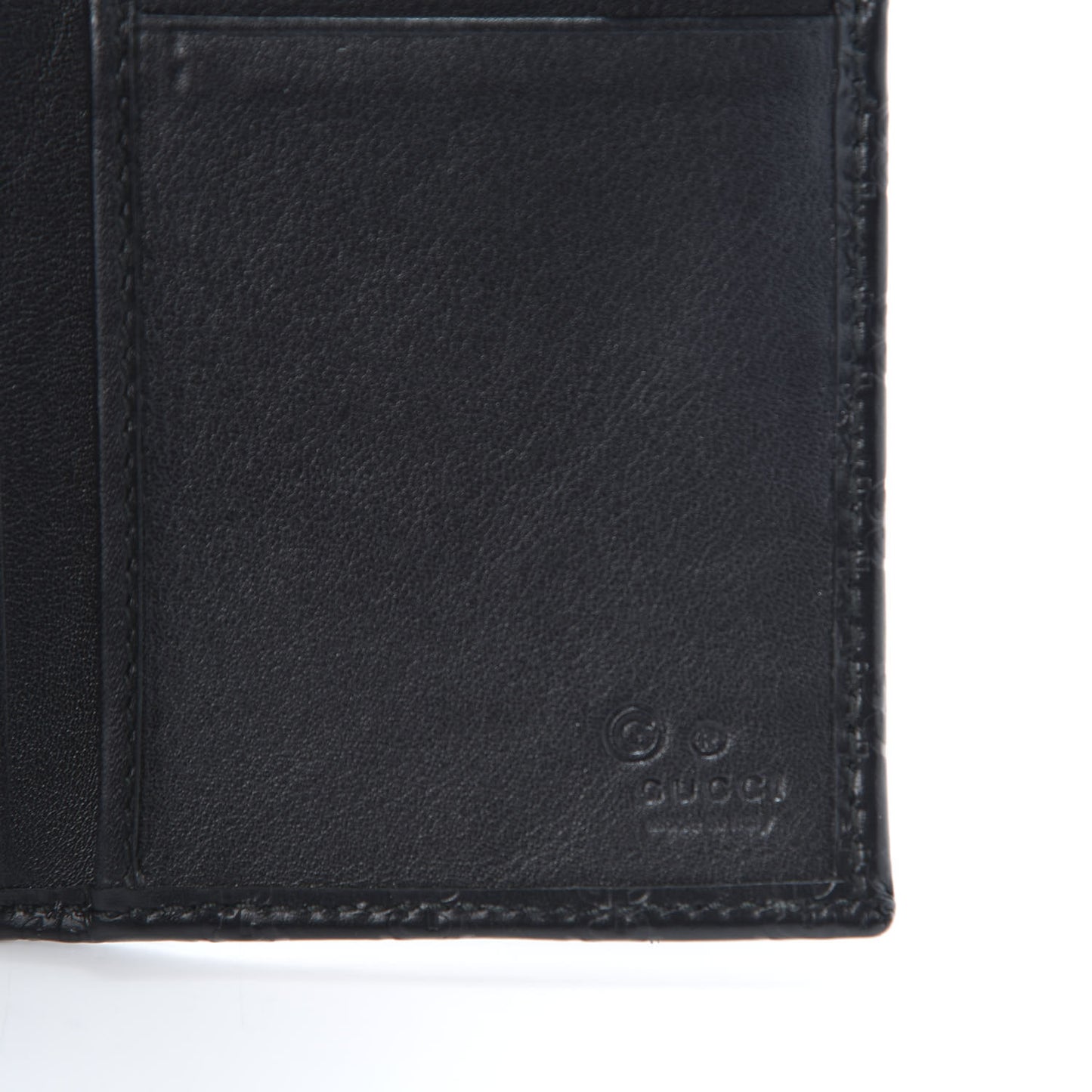 Soft Microguccissima Continental Wallet Black