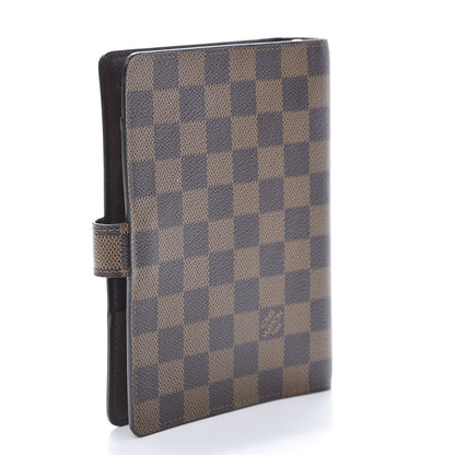 Louis Vuitton Damier Ebene Medium Ring Agenda Cover 3 of 8
