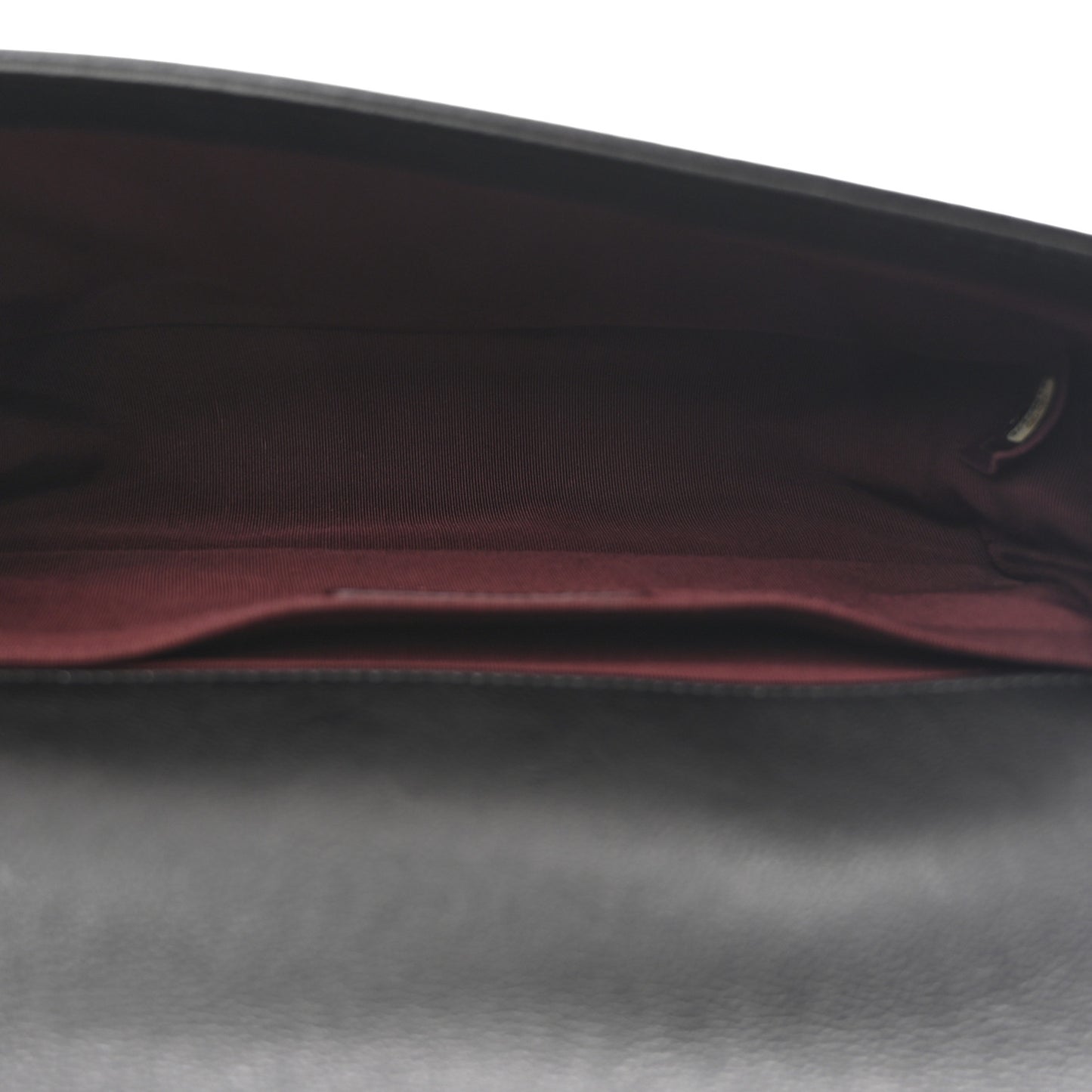 Calfskin Double Stitch Medium Boy Flap Black