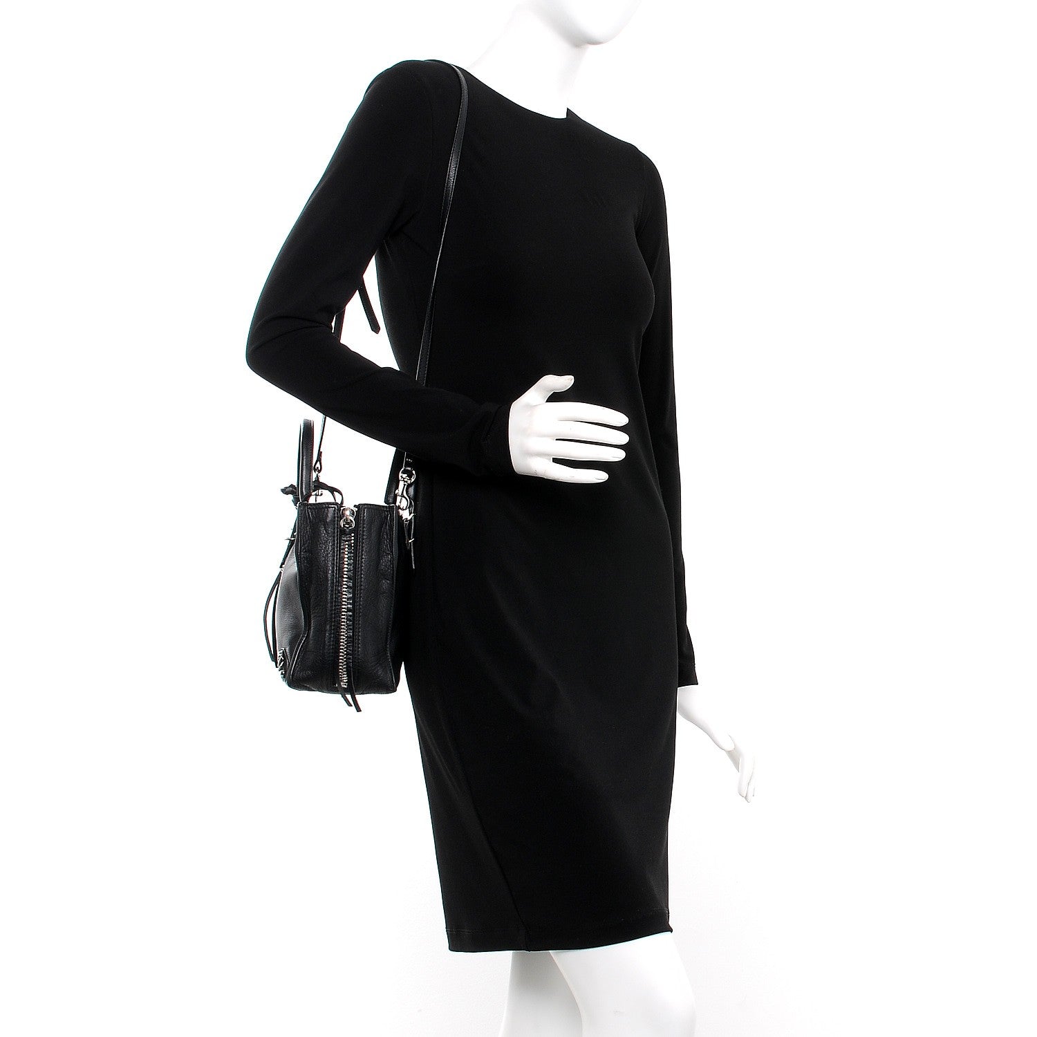 Balenciaga Veau Papier A6 Zip Around Tote Black 2 of 7