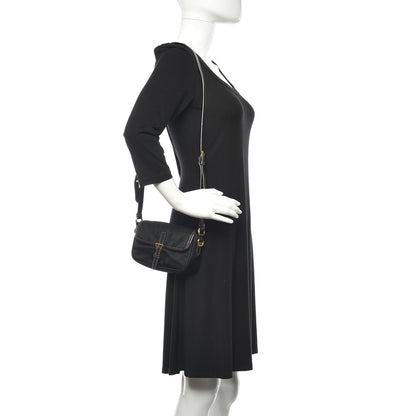 Prada Tessuto Nylon Saffiano Small Crossbody Bag Black 2 of 10
