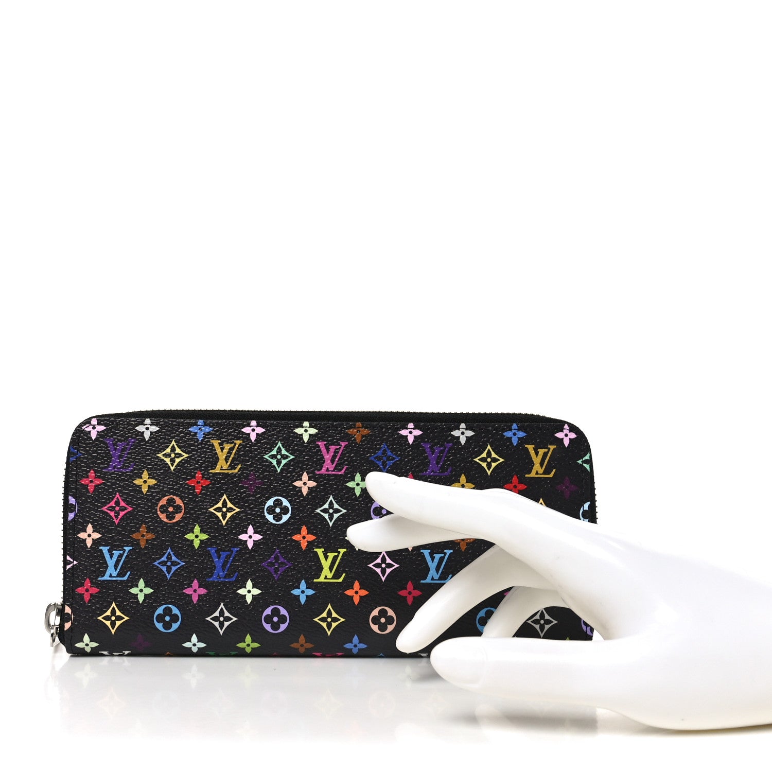 Louis Vuitton LV X TM Monogram Multicolor Clemence Wallet Black