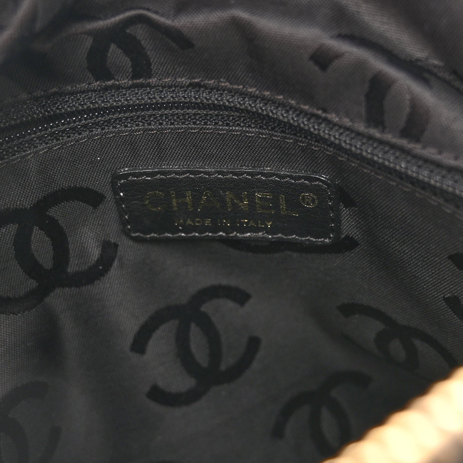 Chanel Caviar CC Stitched Medium Hobo Black 5 of 9