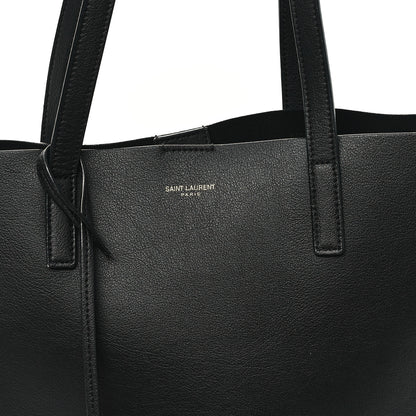 Saint Laurent Calfskin North-South Shopping Tote Black 9 of 12