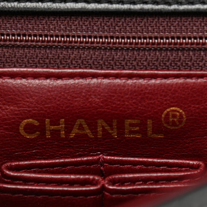 Chanel Lambskin Quilted Mini Square Flap Bag Black 5 of 11