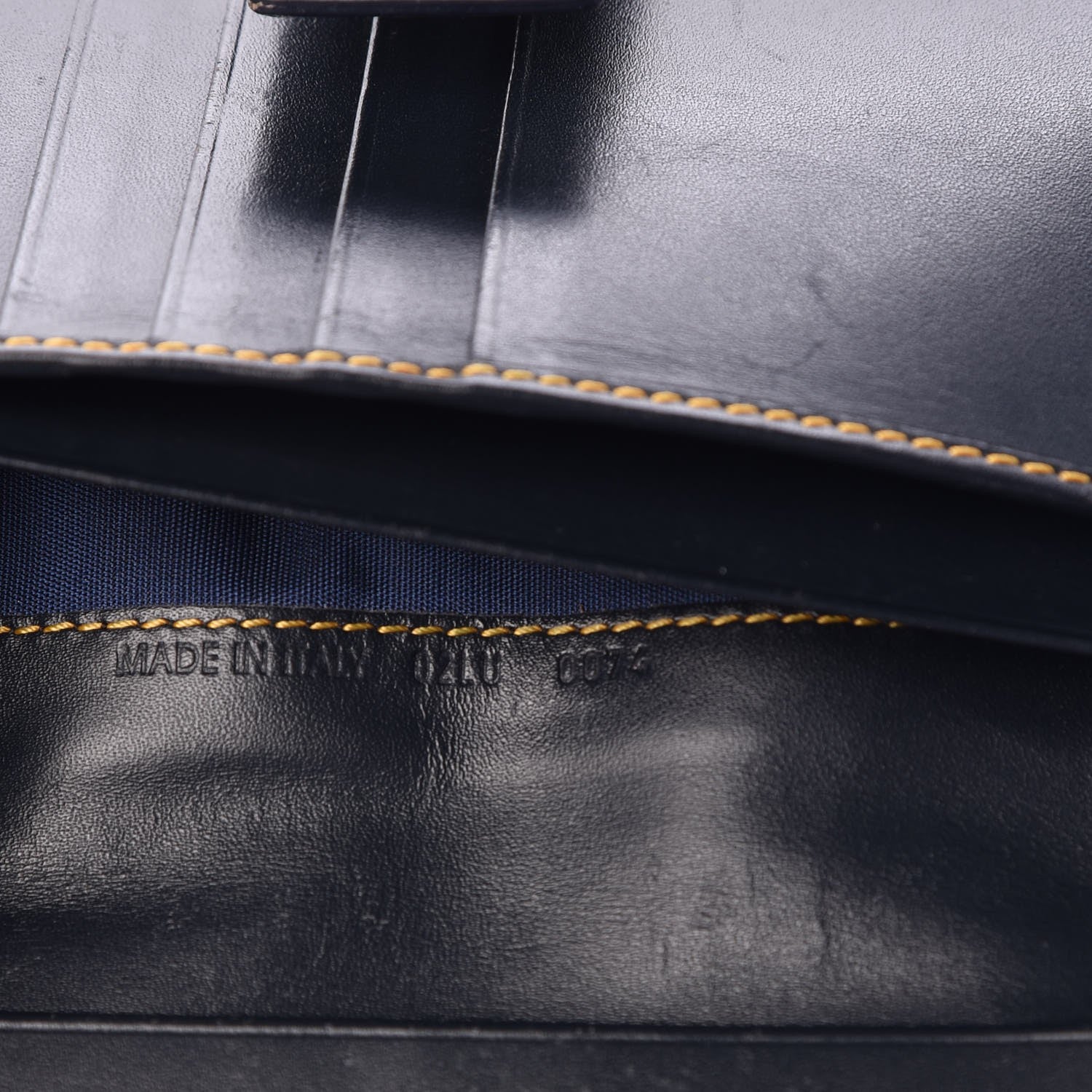 Christian Dior Monogram Saddle Wallet Navy 7 of 7
