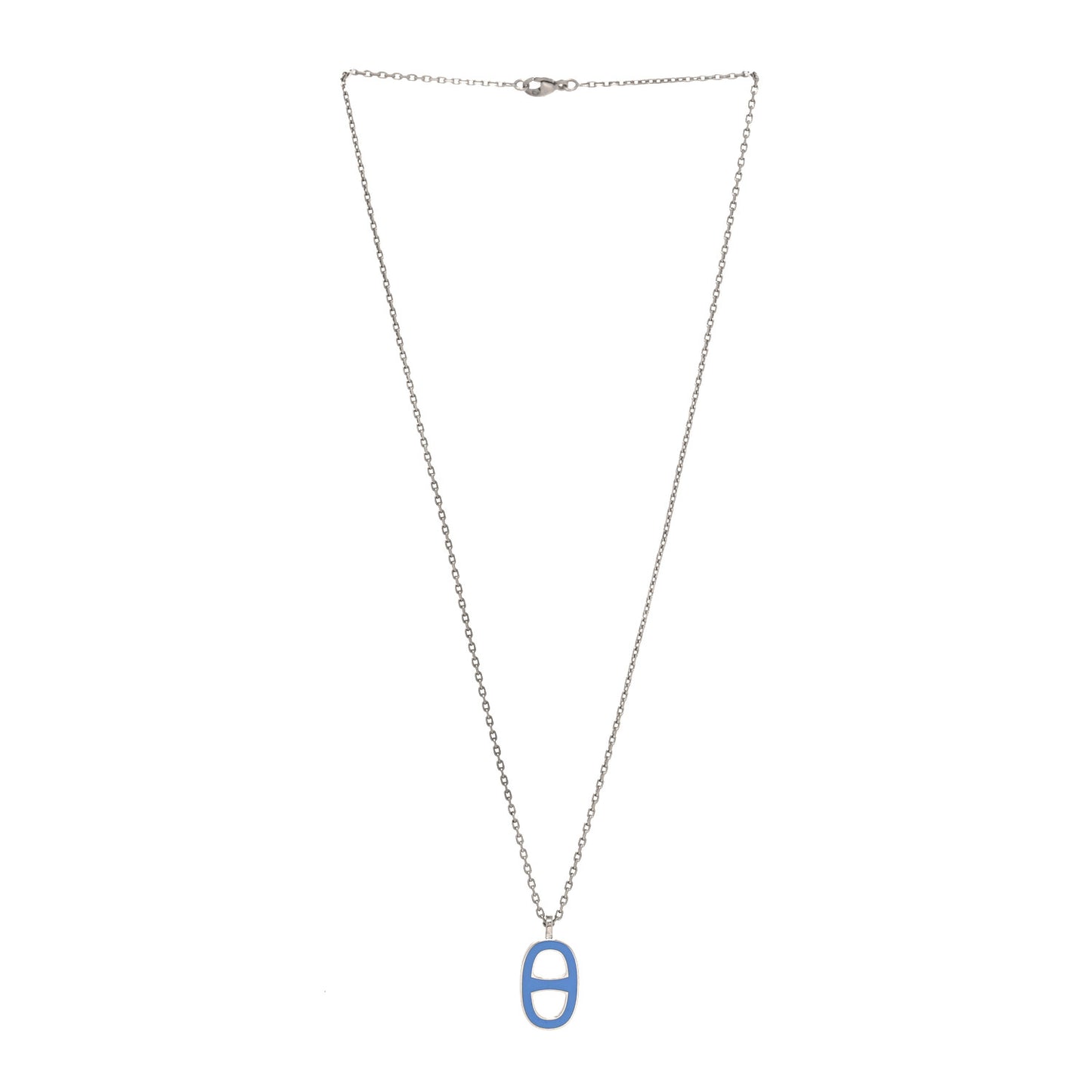 Laquered Iliade Pendant Necklace Bleu Paradis