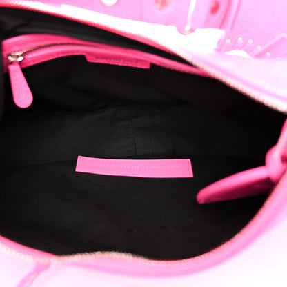 Balenciaga Agneau Arena Small Le Cagole Shoulder Bag Fluo Pink 5 of 10