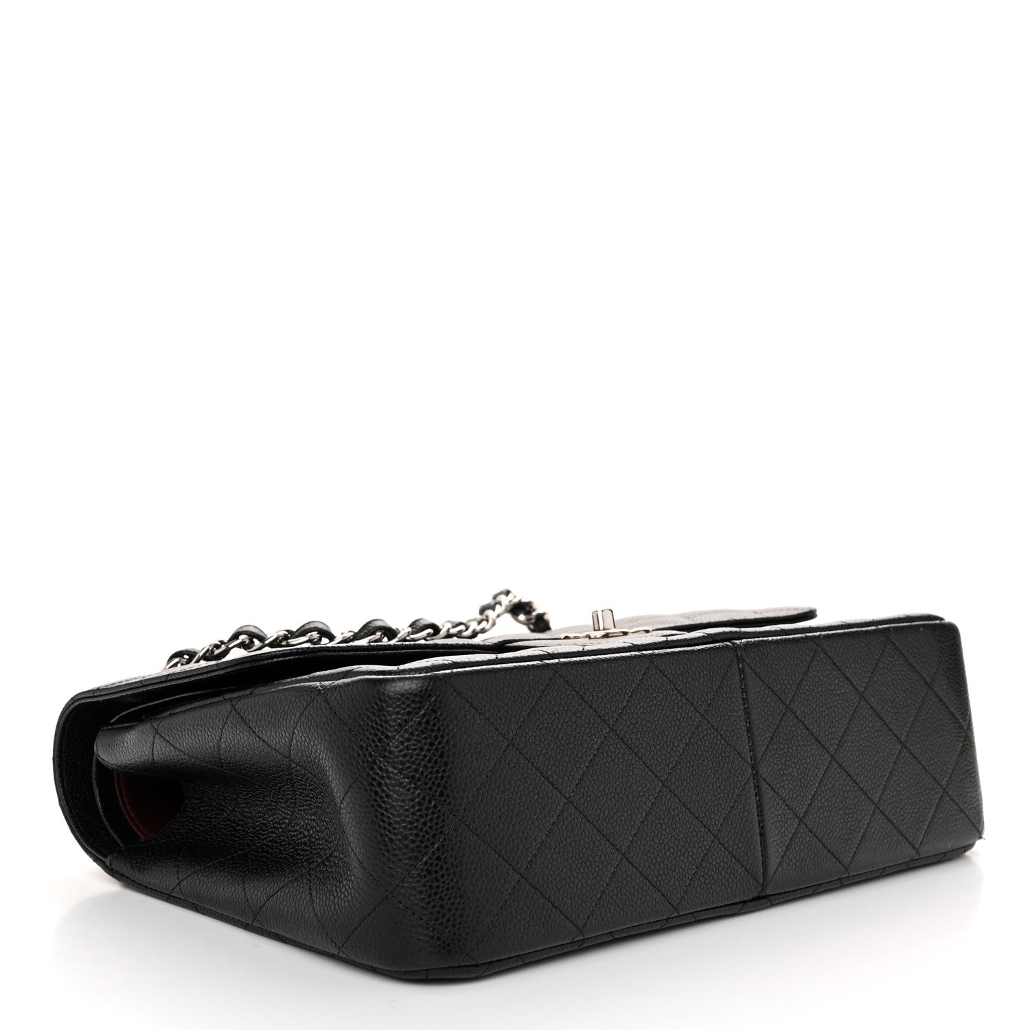 Chanel Caviar Quilted Jumbo Double Flap Black 3 of 11