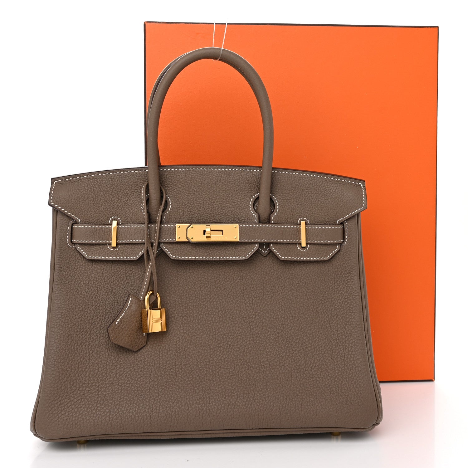Hermes Togo Birkin 30 Etoupe 13 of 13