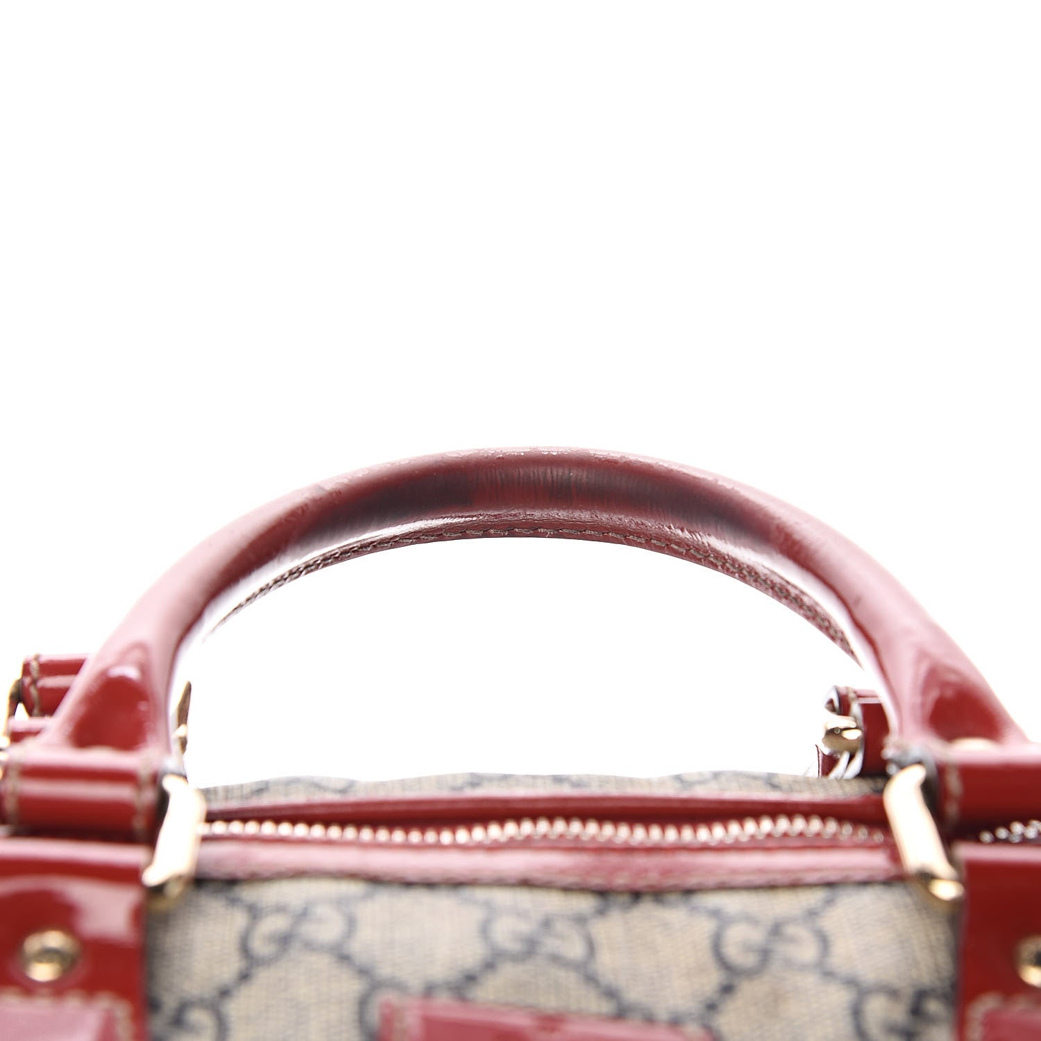 Gucci GG Plus Monogram Tattoo Heart Medium Joy Boston Red 14 of 15