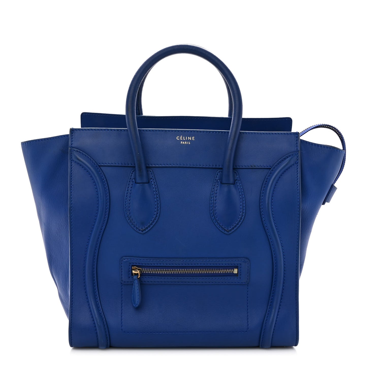 Smooth Calfskin Mini Luggage Royal Blue