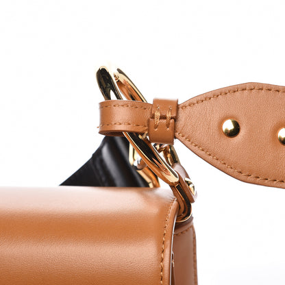 Chloe Calfskin Small C Double Carry Autumnal Brown 11 of 11