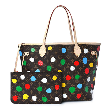 Louis Vuitton LV X YK Monogram Dots Neverfull MM 1 of 9