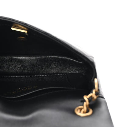 Chanel Lambskin Quilted Mini Heart Charms Flap Black 4 of 9