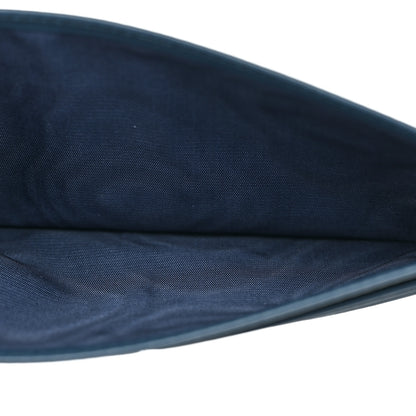 Christian Dior Alligator Lady Dior Pouch Blue 9 of 11